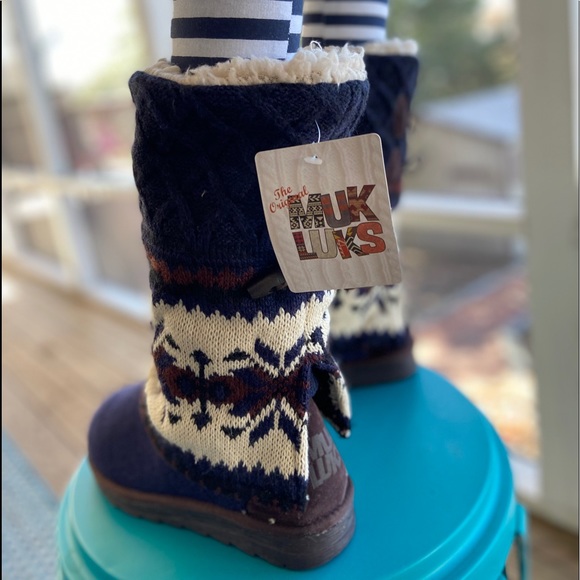 Muk Luks Shawna Sweater Boots, 7 - NWT - Picture 6 of 7